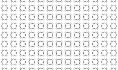 A set of vector web icons and a seamless geometric circle pattern illustration are perfect for modern website design