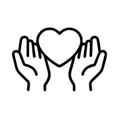 Obraz premium hands holding heart