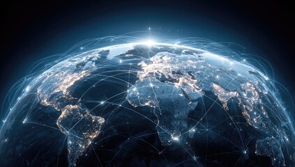 Global network of interconnected cities (1)