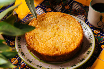 Postre Pay de elote 