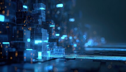 Abstract digital city