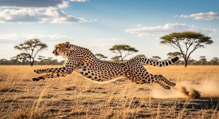Running Cheetah. (1)