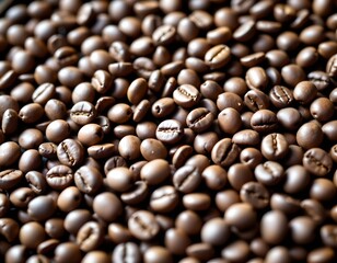 Uniform Coffee Beans Piled High