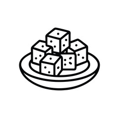 illustration of a house with a red ribbon