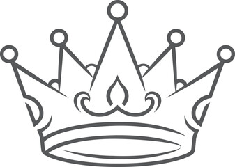 Elegant Crown Illustration