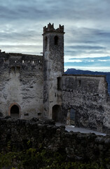 Obraz premium Castel Beseno in the Besenello area.