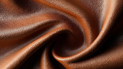 Surface en cuir marron