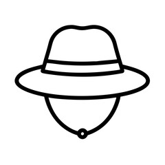 Explore the world with a pith helmet vector image for adventure travel and safari expeditions design
