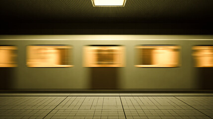 Métro roulant a tout vitesse