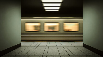 Métro roulant a tout vitesse