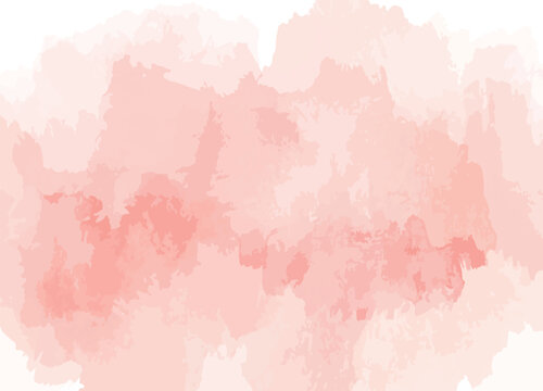 Soft rose pink watercolor background with gentle shading