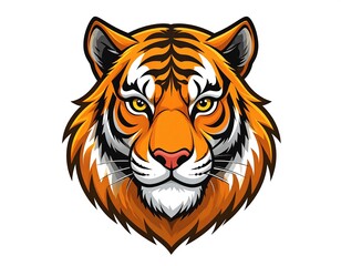 Fototapeta premium Tiger head illustration