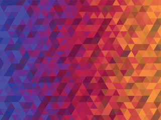 Abstract Triangle Polygon Gradient Vector Geometric Background