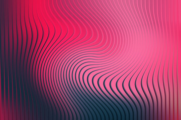 Illustration of an eyecatching abstract background showcasing a captivating arrangement of curved lines intertwined with a vibrant blend of pink and blue hues, a modern design