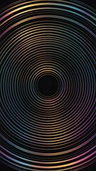 Obraz premium Abstract concentric circles create a mesmerizing visual effect
