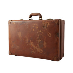old brown suitcase