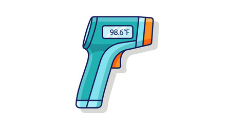 Digital Infrared Thermometer Displaying 986 Degrees Fahrenheit.