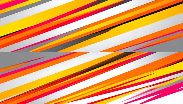 Abstract diagonal stripes in vibrant colors (1) - Powered by Adobe
