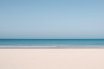 Obraz premium Minimalist Beach Landscape – High Resolution Nature Photography (Horizontal)