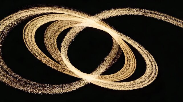 Ethereal Shimmering Geometry, Endless Abstract Loop