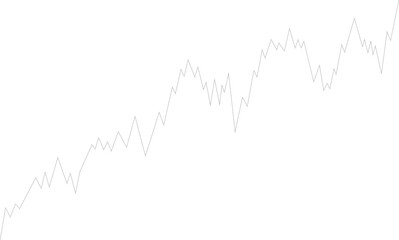 Dashed line graphic with an upward arrow indicating a rising financial trend direction.