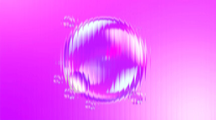 Stunning abstract purple gradient with iridescent circular shapes for vibrant backgrounds, creative designs, and modern art projects needing a pop of color