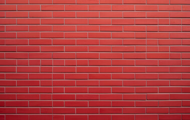 Obraz premium red brick wall background