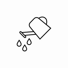 watering can icon sign vector