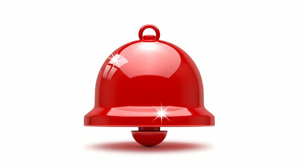 christmas bell isolated on white