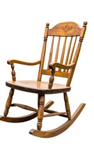 Wooden rocking chair