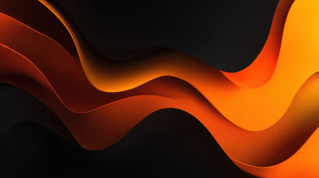 Abstract Fiery Waves Design