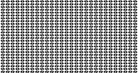 Black and white repeating pattern of stylized leaf shapes, creating a textured background.