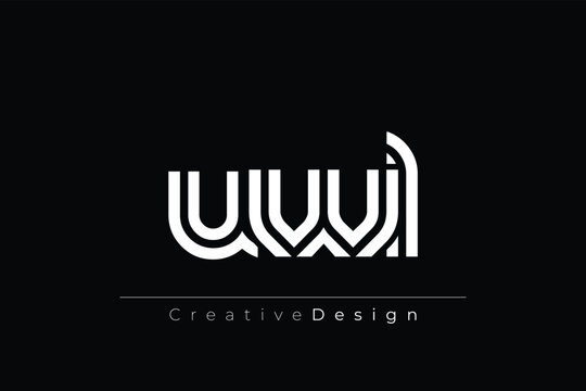 UWL Creative Unique Modern Letter Logo Design. Elegant Monogram Logo Design with Decorative Elements and Typography