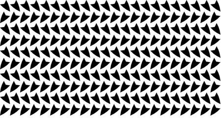 Dense pattern of small black arrowheads pointing right, arranged in rows.
