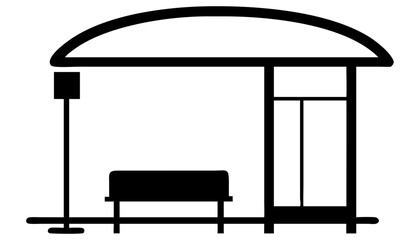Vector illustration of a set of furniture icons including a chair and table