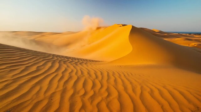 sand dunes in the sahara desert