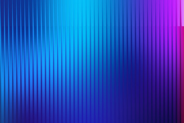 Fototapeta premium Illustration of a vibrant display of vertical lines in shades of blue, purple, and pink, creating a visually appealing and dynamic abstract background with a modern touch