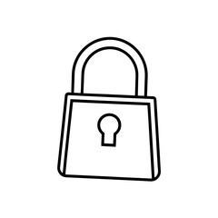 Shiny Golden Padlock Metallic Reflections Transparent Background