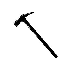 Wooden Hammer Tool Steel Head Transparent Background