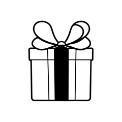 Wrapped Red Gift Box Gold Ribbon Transparent Background