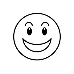 Yellow Smiley Face Emoji Glowing Happy Transparent Background
