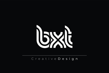 BXT Creative Unique Modern Letter Logo Design
