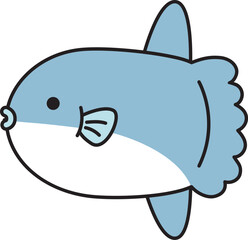 The ocean sunfish Mola mola is the heaviest bony fish in the world icon.