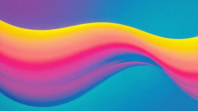 Gen-4 Turbo Vibrant gradient morphs blending in seamless motion