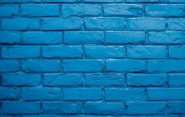 blue brick wall background