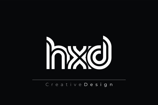 HXD Creative Unique Modern Letter Logo Design