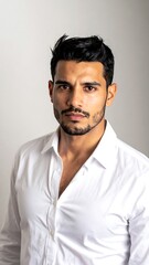 Studio portrait of a man