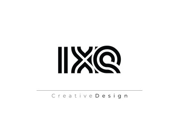 IXE Creative Unique Modern Letter Logo Design