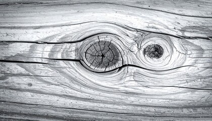 Gray wood knot detail