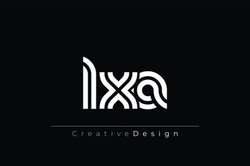 LXA Creative Unique Modern Letter Logo Design